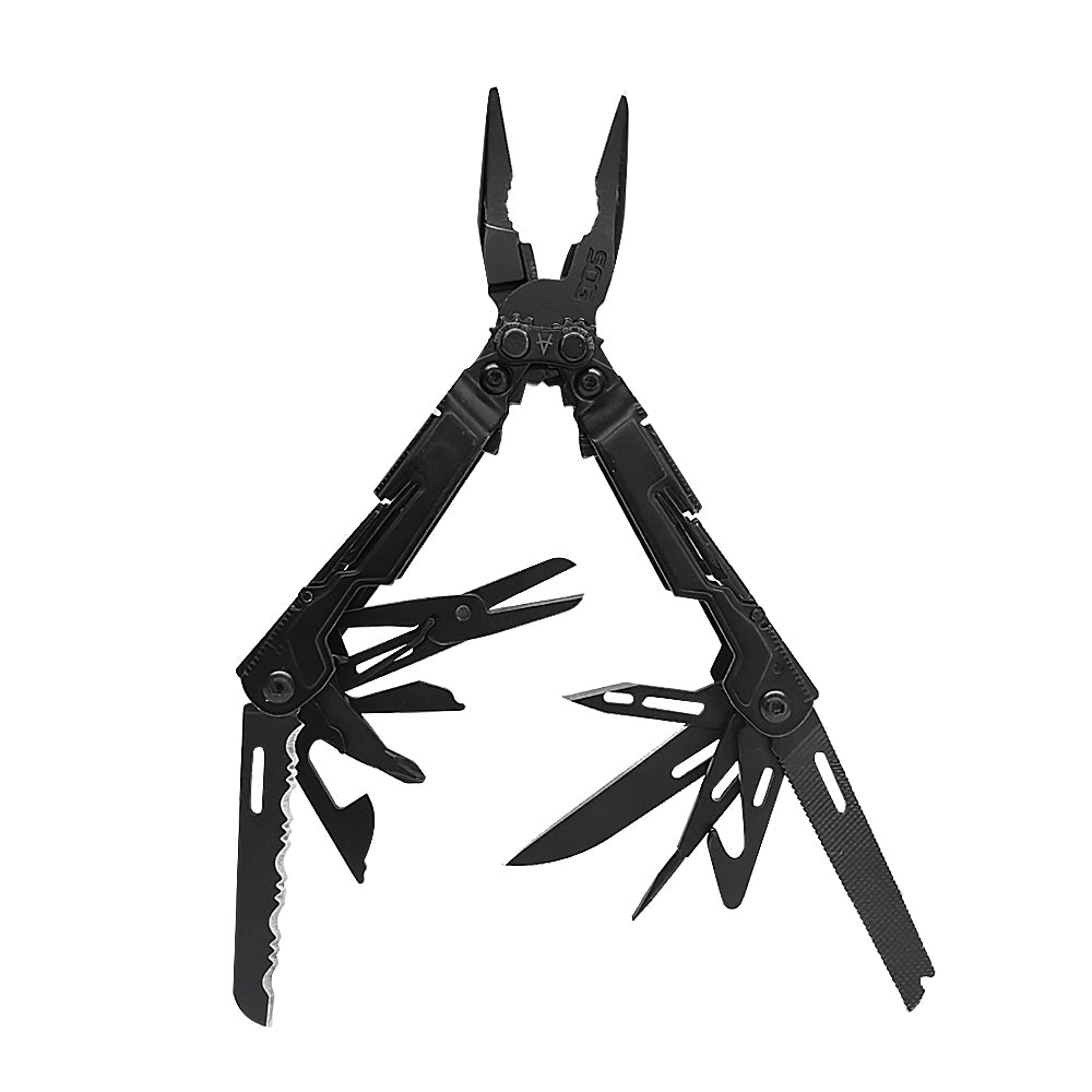 Compact Tactical Multi Tool with Folding Pliers & Knife EDC Outdoor Gear