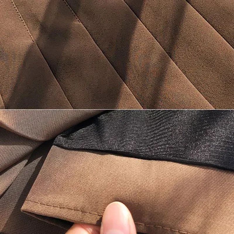 Women's High Waist Pleated Mini Skirt – Preppy Style A-Line Elastic Waist JK Skirt with Zipper