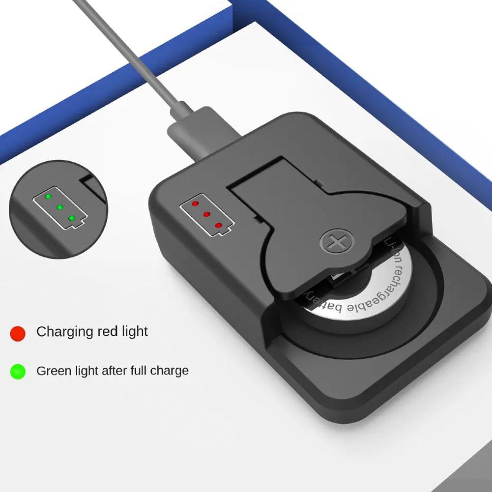 Mini Coin Cell Battery Charger with LED Indicator Universal Portable Button Battery Charger