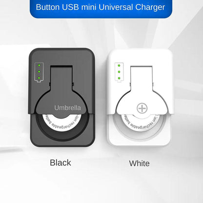 Mini Coin Cell Battery Charger with LED Indicator Universal Portable Button Battery Charger