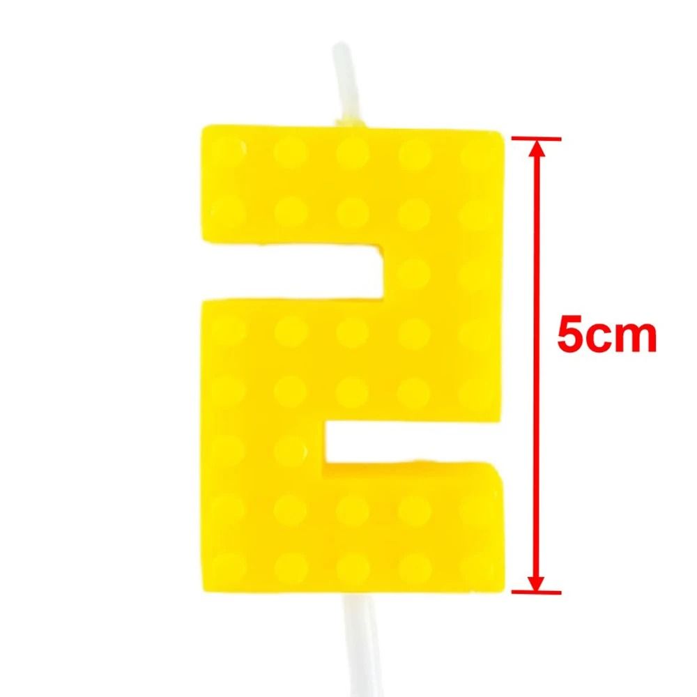Colorful Pixel Block Gradient Digital Candle