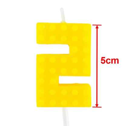 Colorful Pixel Block Gradient Digital Candle