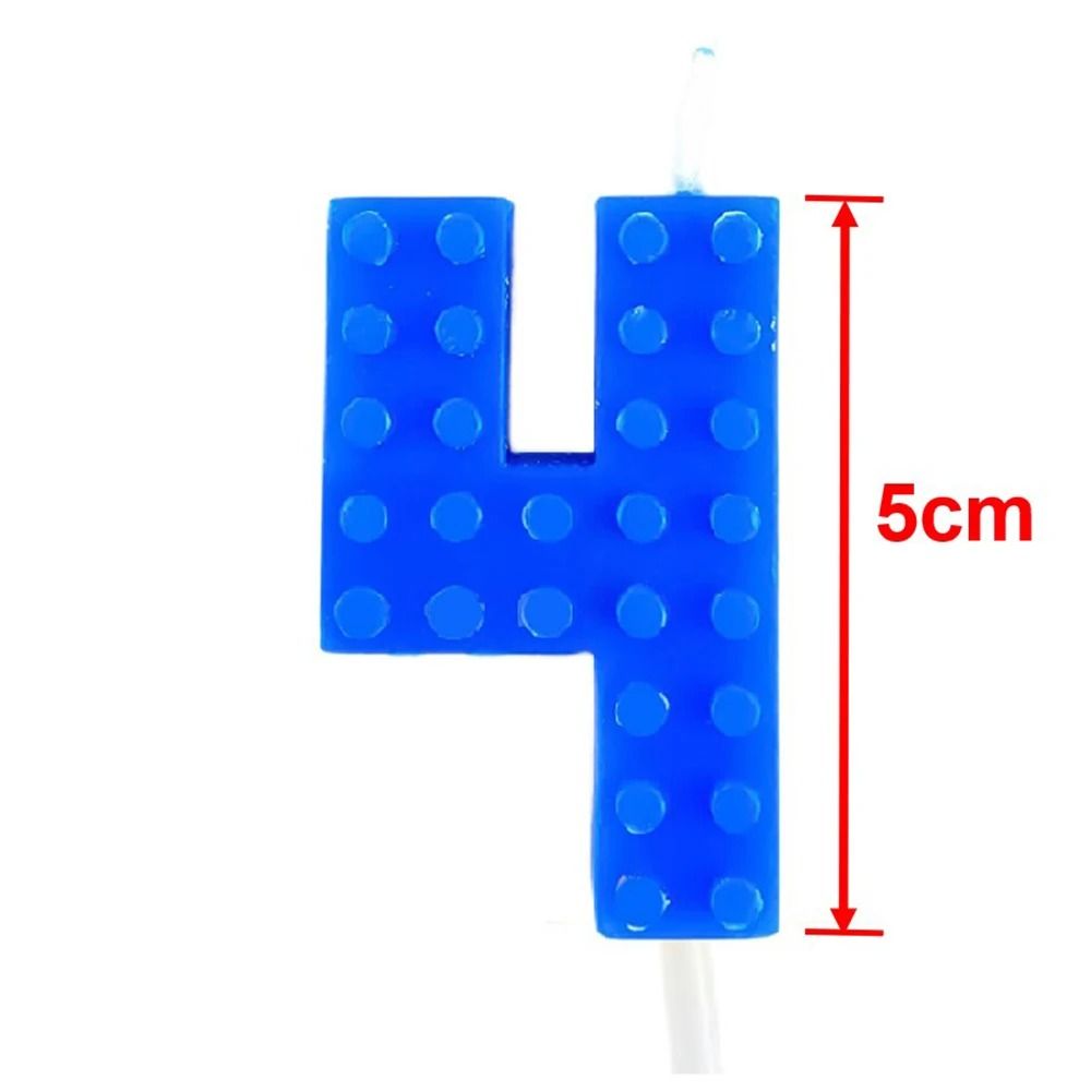 Colorful Pixel Block Gradient Digital Candle