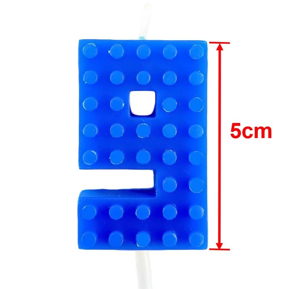 Colorful Pixel Block Gradient Digital Candle