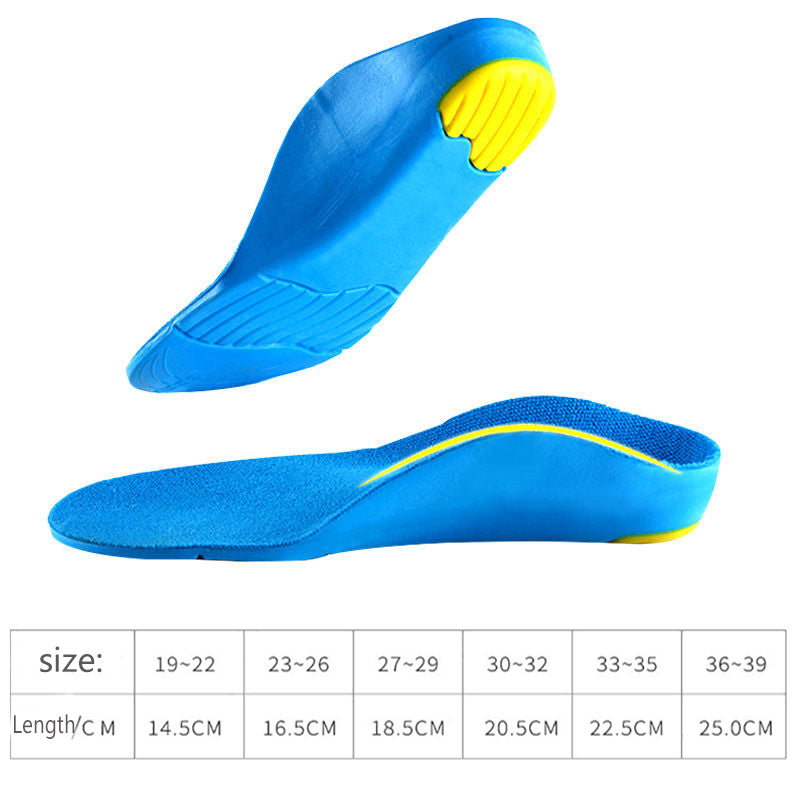 Kids Orthotic Insoles for Flat Feet – Arch Support & All-Day Comfort