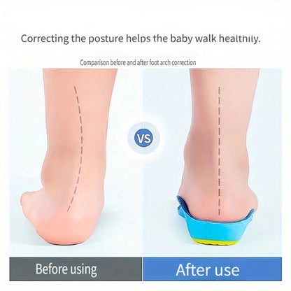 Kids Orthotic Insoles for Flat Feet & Arch Support | Cushioned Comfort for Active Kids