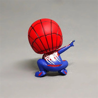 Marvel Avengers Spider-Man Cute Action Figure Posture Anime Collection Figurine