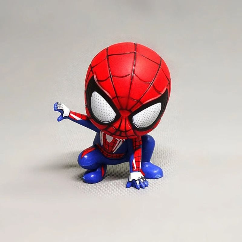 Marvel Avengers Spider-Man Cute Action Figure Posture Anime Collection Figurine