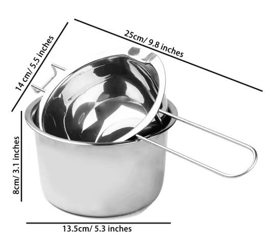 Stainless Steel Candle Making Pouring Pot – Easy wax melting pot for DIY Kits
