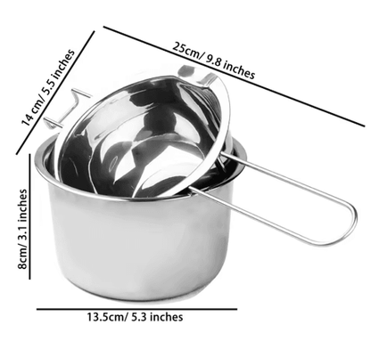 Stainless Steel Candle Making Pouring Pot – Easy wax melting pot for DIY Kits