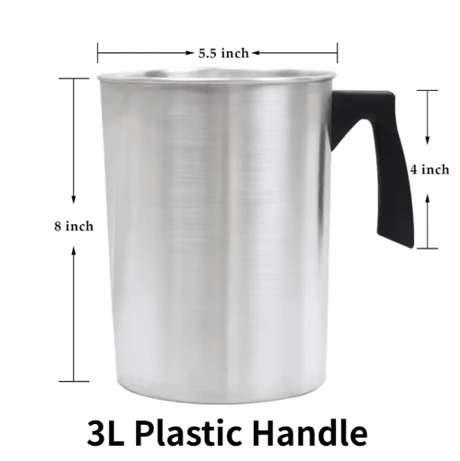 32oz Stainless Steel Candle Making Pouring Pot – Easy wax melting pot
