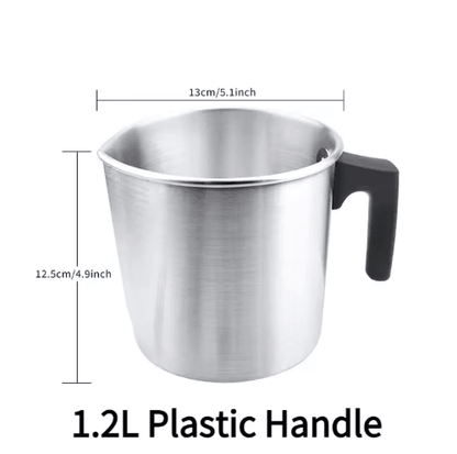 32oz Stainless Steel Candle Making Pouring Pot – Easy wax melting pot