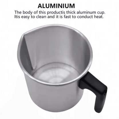 32oz Stainless Steel Candle Making Pouring Pot – Easy wax melting pot