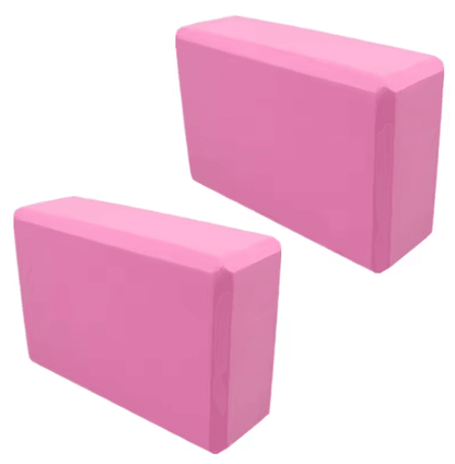 FlexSupport EVA Yoga Blocks Set Lightweight Yoga Blocks for Stability and Deep Stretching