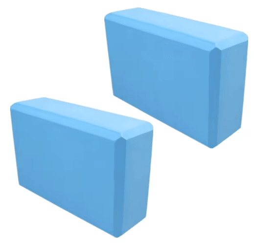 FlexSupport EVA Yoga Blocks Set Lightweight Yoga Blocks for Stability and Deep Stretching