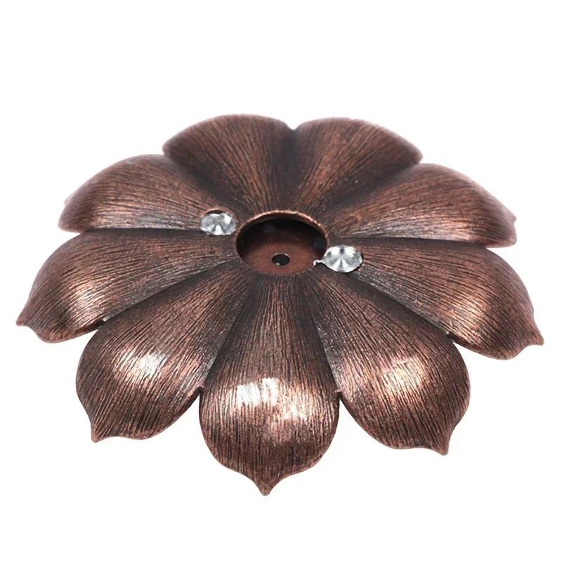 Imperial Lotus Bronze Censer Plate