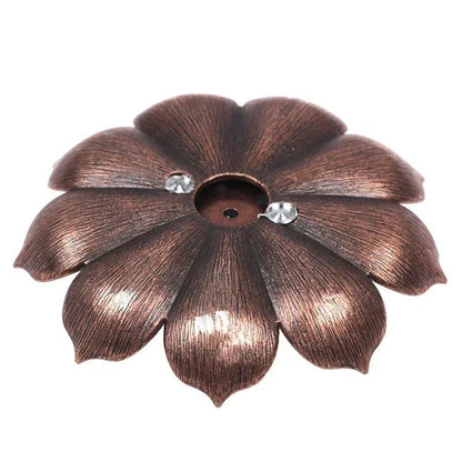 Imperial Lotus Bronze Censer Plate