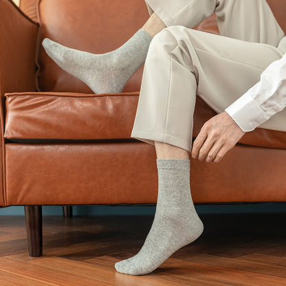 Breathable Cotton Business Socks Soft & Comfortable for Fall & Spring