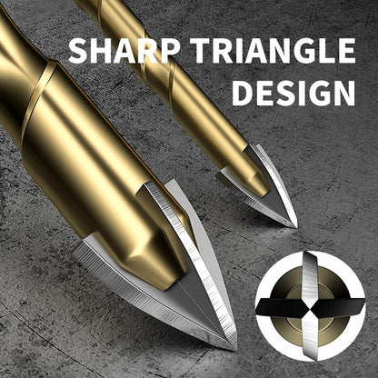 Tungsten Carbide Tile Drill Bit Set for Glass, Concrete, and Ceramic Tiles