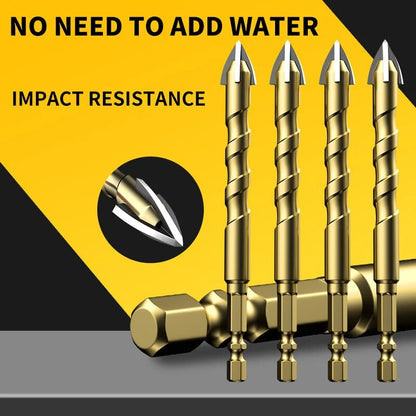 Tungsten Carbide Tile Drill Bit Set for Glass, Concrete, and Ceramic Tiles