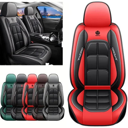 Premium leather car seat cover for Front Seat - Universal Waterproof Driver & Passenger Cushion