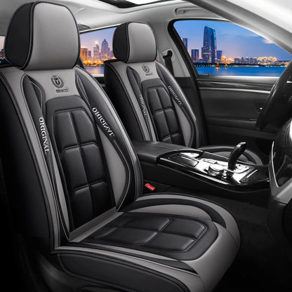 Premium leather car seat cover for Front Seat - Universal Waterproof Driver & Passenger Cushion