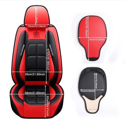 Premium leather car seat cover for Front Seat - Universal Waterproof Driver & Passenger Cushion