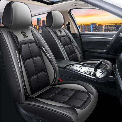 Premium leather car seat cover for Front Seat - Universal Waterproof Driver & Passenger Cushion