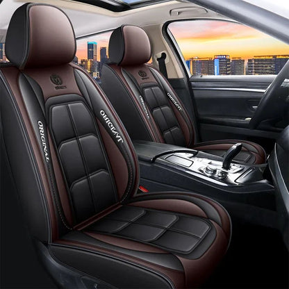 Premium leather car seat cover for Front Seat - Universal Waterproof Driver & Passenger Cushion