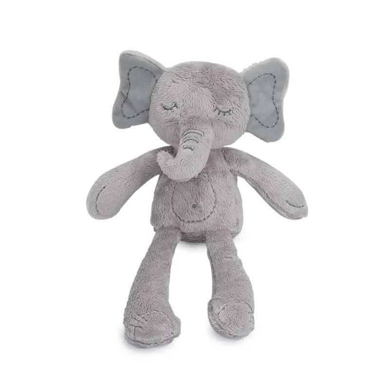 Elephant Sensory Plush Wind Chime – Crinkle Paper & Hanging Rattle Travel Toy