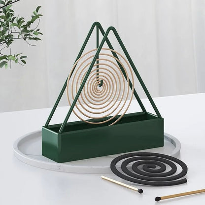 Mosquito Coil Holder Plastic Incense Burner Rack Indoor Outdoor Repellent Stand