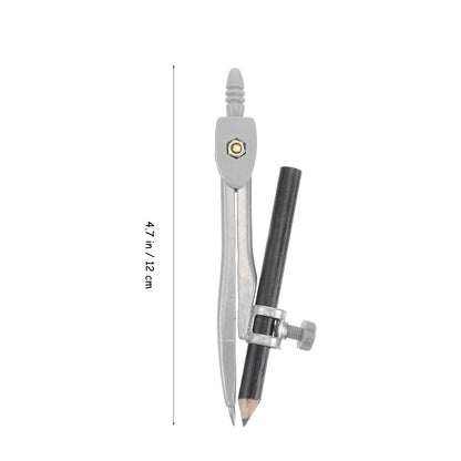 Precision Compass Geometry Tool Set  Professional Drawing & Drafting Compass for Students, Artists, and Woodworkers