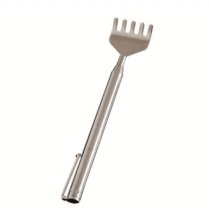 Extendable Stainless Steel Back Scratcher for Instant Itch Relief