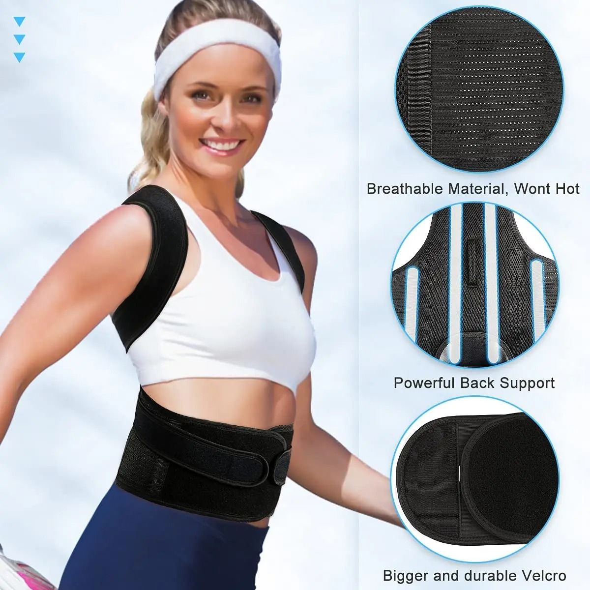 NEENCA Aero-Align Lumbar Support System – Premium Posture Corrector & Back Straightener
