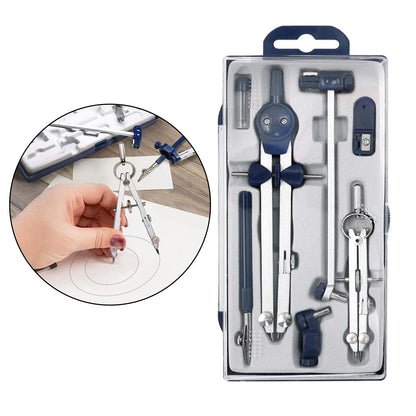 Precision Geometry Tool Kit  Professional Circle Drawing Tool & Drafting Kit for Engineers with Storage Box