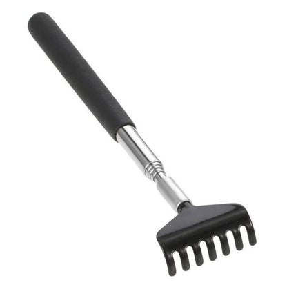 Telescopic Back Scratcher with Carrying Bag, Stainless Steel Massager for Relaxation and Comfort