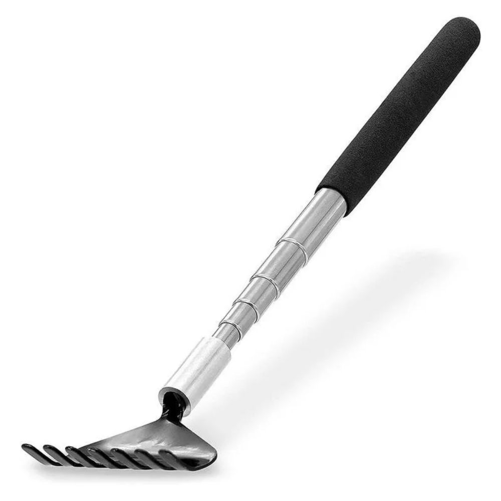 Telescopic Back Scratcher with Carrying Bag, Stainless Steel Massager for Relaxation and Comfort