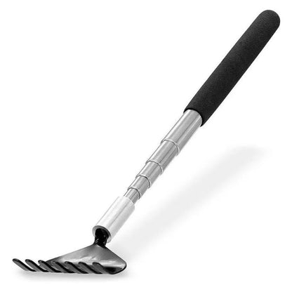 Telescopic Back Scratcher with Carrying Bag, Stainless Steel Massager for Relaxation and Comfort