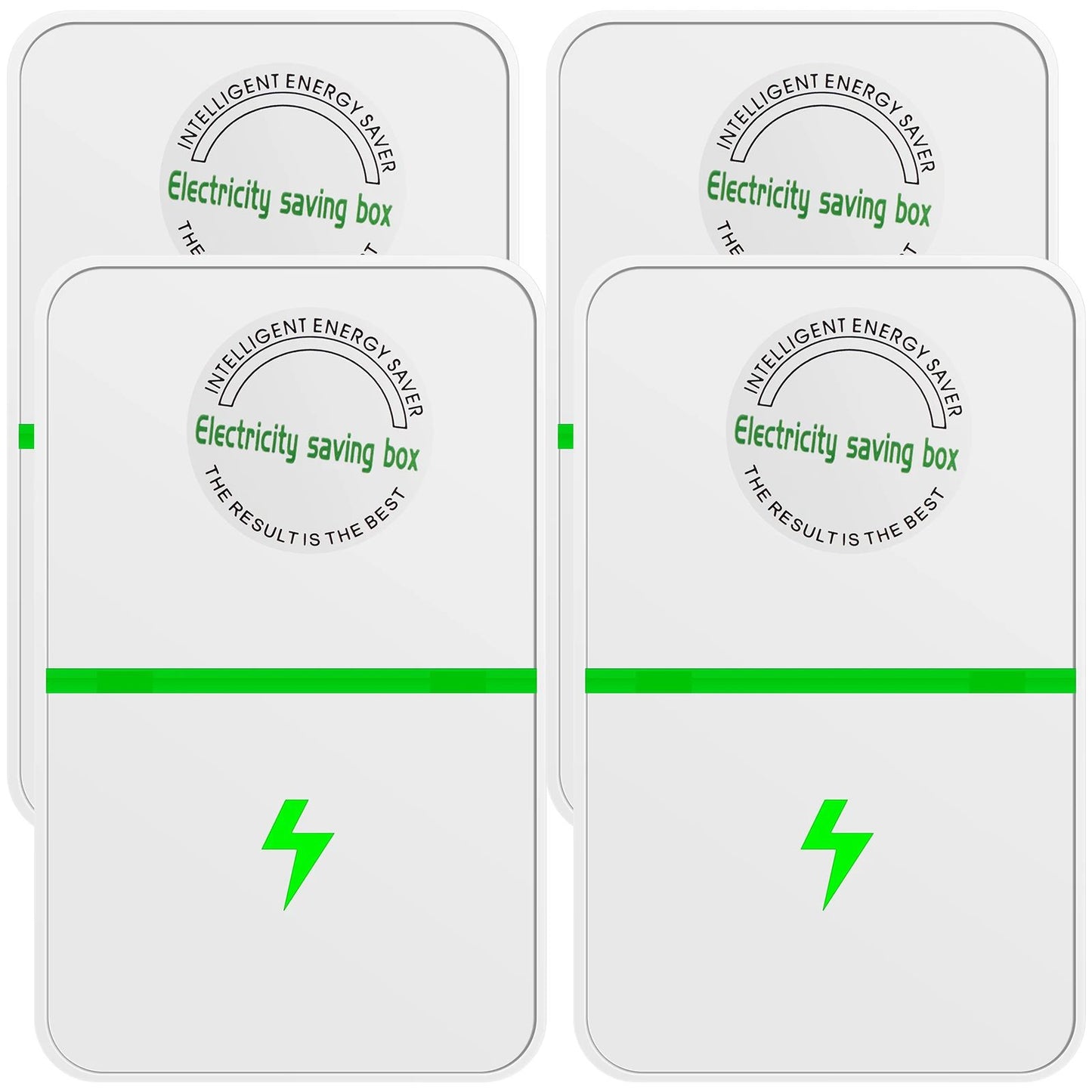 Smart Power Stabilizer Plug Energy Saving Device Voltage Protector Box (90V–250V)