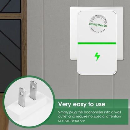Smart Power Stabilizer Plug Energy Saving Device Voltage Protector Box (90V–250V)