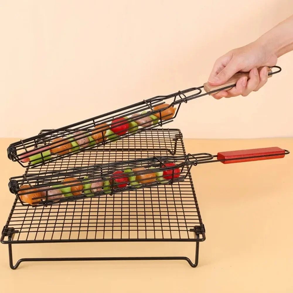 Stainless Steel Non-Stick Grill Basket