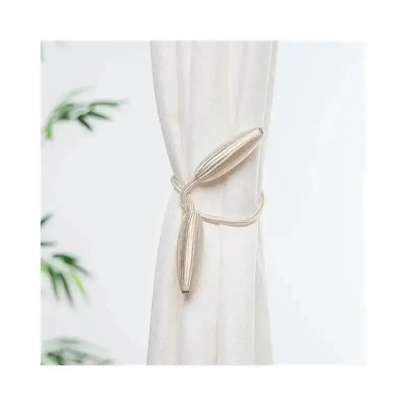 Magnetic Curtain Tieback Rope – No-Drill Curtain Buckle Strap for Modern Home Decor