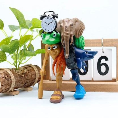 Italian Brainrot Figure Collectible Tung Tung Tung Sahur Tralalero Tralala Desktop Ornament Toy