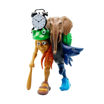 Italian Brainrot Figure Collectible Tung Tung Tung Sahur Tralalero Tralala Desktop Ornament Toy