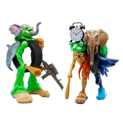 Italian Brainrot Figure Collectible Tung Tung Tung Sahur Tralalero Tralala Desktop Ornament Toy