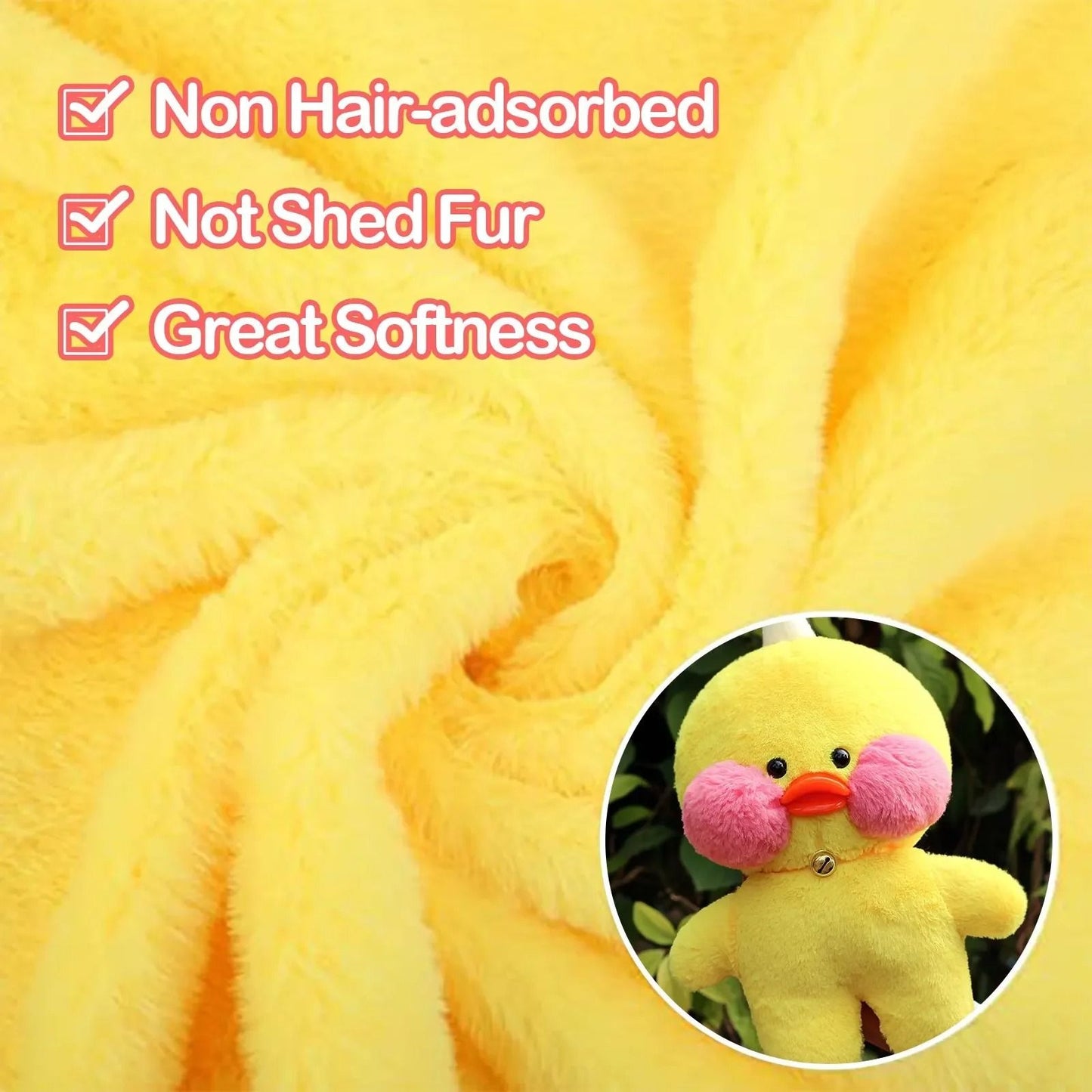 12in Kawaii Yellow Duck Plush