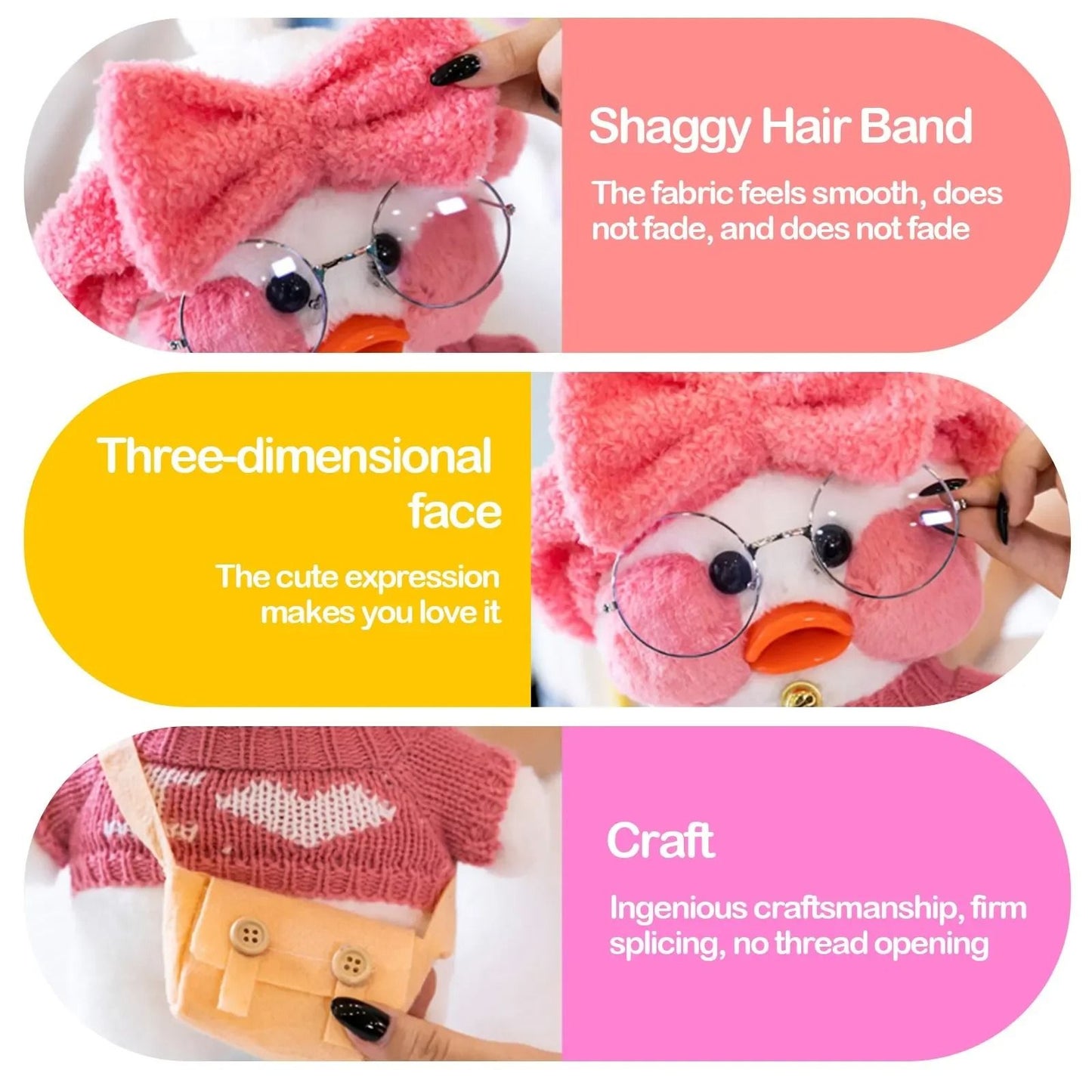 12in Kawaii Yellow Duck Plush