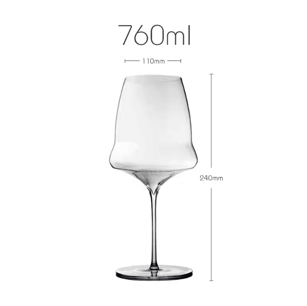 Luxury Handmade Crystal Wine Glass – Ultra-Thin 0.5mm Champagne & Fine Wine Cup