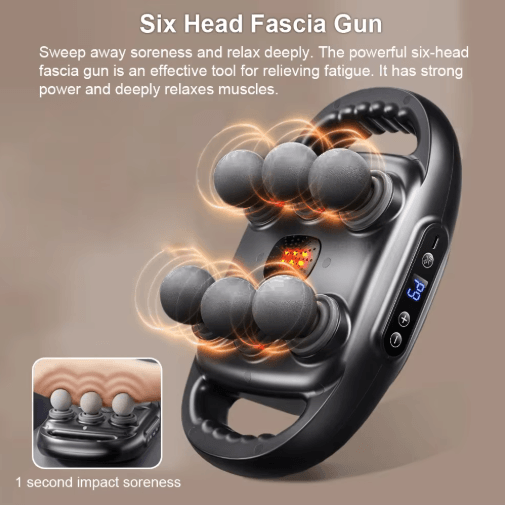 Professional Fascia Massage Gun for Deep Muscle Recovery & Pain Relief