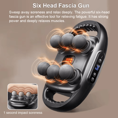 Professional Fascia Massage Gun for Deep Muscle Recovery & Pain Relief